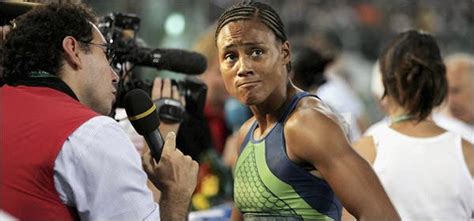 marion jones urine test.